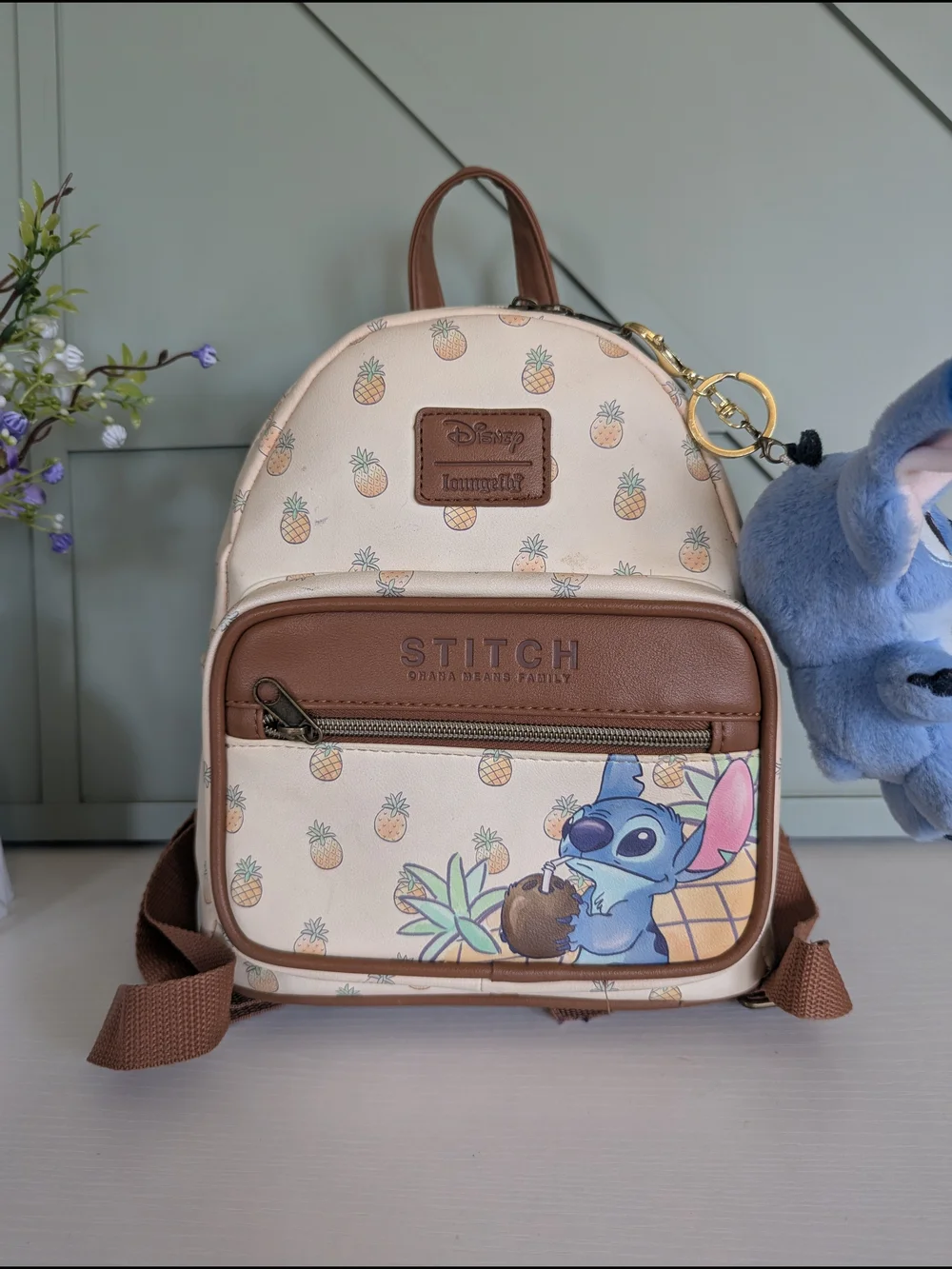 Loungefly Disney Lilo & Stitch Pineapple Mini Backpack